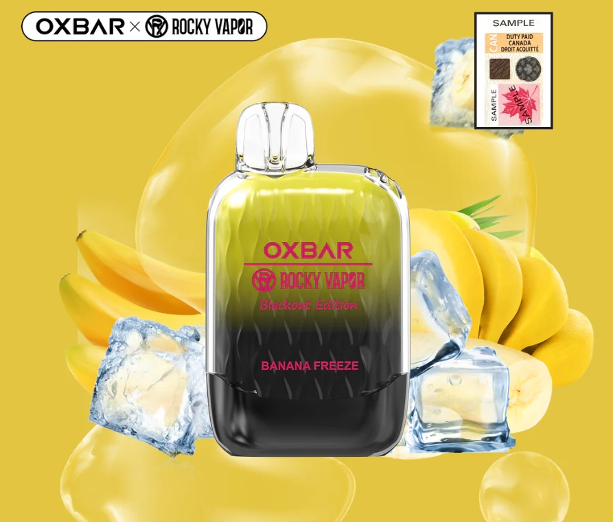 OXVA OXBAR G8000 Vape – BANANA FREEZE: Your Ultimate Companion for Bold Flavor & Unmatched Longevity