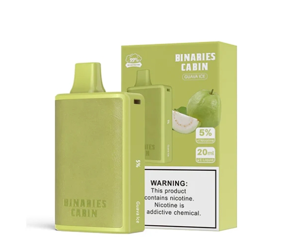 Unveiling the Tropical Chill: HorizonTech Binaries Cabin 10000 Puffs Vape - Guava Ice